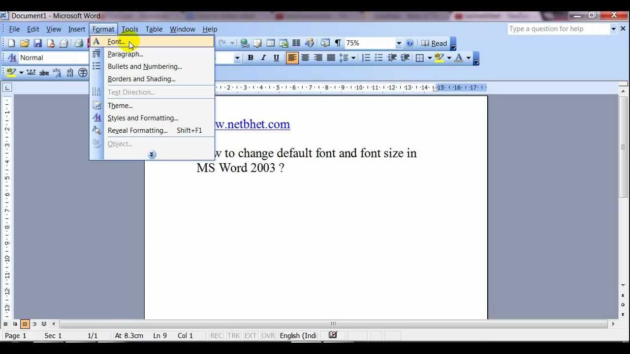 update fonts in microsoft word
